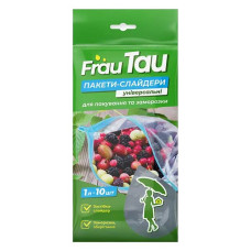Пакетики-слайдери Frau Tau 1л 20х18см 10шт Пакетики-слайдери Frau Tau 1л 20х18см 10шт