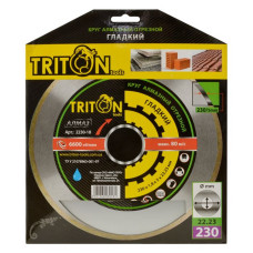 Коло алмазне Triton-tools відрізне гладке 230х1.8х5х22.23 Коло алмазне Triton-tools відрізне гладке 230х1.8х5х22.23