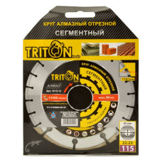 Коло алмазне Triton-tools сегментне стандарт 115х1.2х7х22.23 Коло алмазне Triton-tools сегментне стандарт 115х1.2х7х22.23