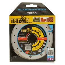 Коло алмазне Triton-tools сегментне турбо 115х1.2х7х22.22 Коло алмазне Triton-tools сегментне турбо 115х1.2х7х22.22