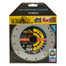 Коло алмазне Triton-tools сегментне турбо 150х1.4х7х22.24 Коло алмазне Triton-tools сегментне турбо 150х1.4х7х22.24