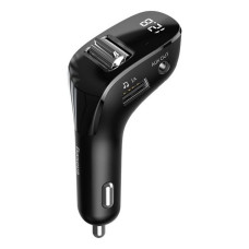 FM-трансмітер Baseus Streamer F40 AUX wireless MP3 car charger чорний