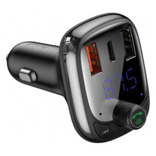 FM-трансмітер Baseus T typed S-13 wireless MP3 car charger PPS Quick Charger-EU чорний