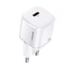Мережевий зарядний пристрій Usams CC124 T36 20W USB Type-C білий Мережевий зарядний пристрій Usams CC124 T36 20W USB Type-C білий