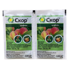 Скор Syngenta 250 EC к.е. системний фунгіцид 2мл Скор Syngenta 250 EC к.е. системний фунгіцид 2мл