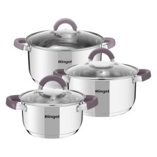Набір посуду Ringel RG-6000 3 каструлі плюс кришки