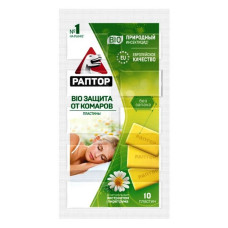 Пластини Раптор BIO без запаху 10шт