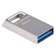 Флешка Kingston DTMicro 64GB USB 3.1 сіра