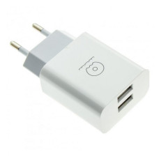 Мережевий зарядний пристрій WUW C118 2.4A 2USB білий Мережевий зарядний пристрій WUW C118 2.4A 2USB білий
