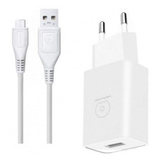 Мережевий зарядний пристрій WUW T28 2.4A 1USB плюс кабель Micro білий Мережевий зарядний пристрій WUW T28 2.4A 1USB плюс кабель Micro білий