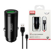 Автомобільний зарядний пристрій XO CC39 1USB плюс кабель Micro чорний