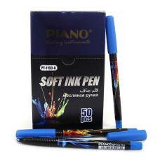 Ручка кулькова Piano PT-1153A масляна синя Ручка кулькова Piano PT-1153A масляна синя