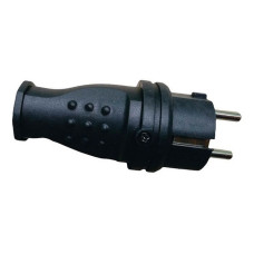 Вилка Techno Systems RUBBER пряма з/к IP44
