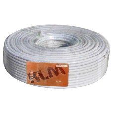 Кабель телевізійний KLM RG6 Standard білий