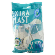Арматура для бачка унітазу Extra Plast АРН-02 нижнє підведення 1/2 подвійна кнопка
