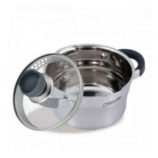 Каструля Maestrо MR-3507-1 d18см 2.6л нержавеющая сталь з кришкою