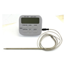 Термометр кухонний електронний з таймером і виносним датчиком щупом Thermometer timer ТА-278