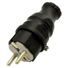 Вилка каучук Bemis BK1-1402-2011 16А IP44