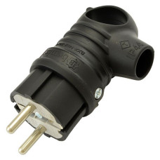 Вилка кутова каучук Bemis BK1-1402-2022 16А IP44