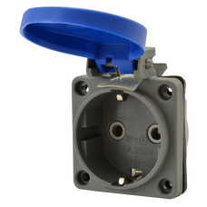 Розетка на механізм з кришкою Bemis BY8-1402-2700 1x16А