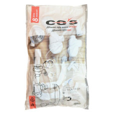 Сифон для умивальника COS LN-02.01 з нержавіючим випуском 1 1/2х40/50 сірий
