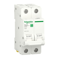 Автоматичний вимикач двополюсний Schneider RESI9 25А С 6kA