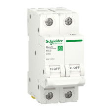 Автоматичний вимикач двополюсний Schneider RESI9 50А С 6kA