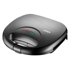 Вафельниця Rotex RSM122-B 750Вт антипригарне покриття з пластинами для вафель