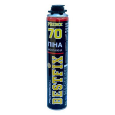 Піна монтажна Bestfix Gun foam 70 litres P-70 професійна 900мл вихід 70л