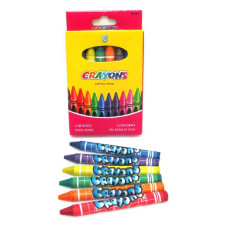 Набір крейди воскових Crayons 8 кольорів 8496-8 Набір крейди воскових Crayons 8 кольорів 8496-8