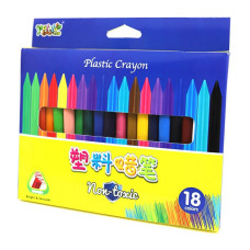 Набір крейди воскової Crayons 18 кольорів 3833-18 Набір крейди воскової Crayons 18 кольорів 3833-18