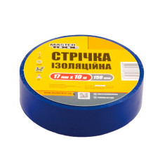 Ізолента Mastertool 44-9025 ПВХ 0.15х17мм 25м 10шт синя