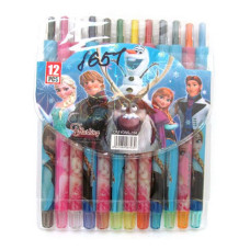 Крейда воскова Crayons FZ L набір 12 кольорів PVC 8651 Крейда воскова Crayons FZ L набір 12 кольорів PVC 8651