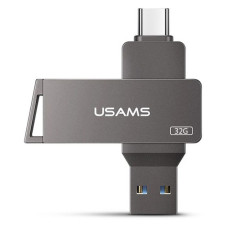 Флешка Usams US-ZB199 Type-C плюс USB 3.0 Rotatable High Speed Flash Drive 32GB