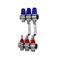 Колекторний блок Koer KR 1110-03з витратомірами 1