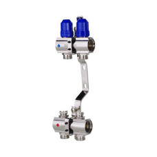 Колекторний блок Koer KR 1100-2 з термостатичними клапанами Ways 1