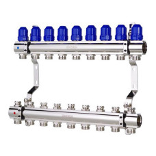 Колекторний блок Koer KR 1100-9 з термостатичними клапанами Ways 1