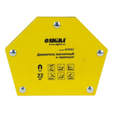Тримач магнітний Sigma 4270351 трапеція 22кг 90х54х54х43мм 30 45 60 90 75 135
