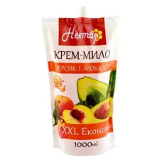 Крем-мило Нектар рідке Персик та авокадо doy-pack 1000мл