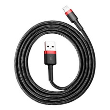 Кабель Baseus cafule Cable USB For lightning 1.5A 2м сіро-чорний