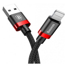 Кабель Baseus cafule Cable USB For lightning 1.5A 2м червоний