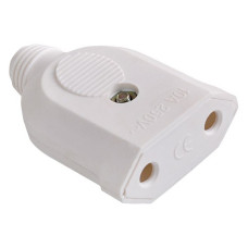 Гніздо плоске SVT Electric SVT-7362-N без заземлення 10/16А 250V біле