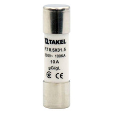 Плавкий запобіжник Takel RT 8.5х31.5 10А