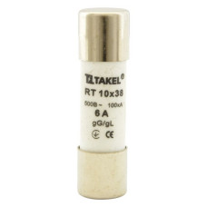 Плавкий запобіжник Takel RT 10х38 6А