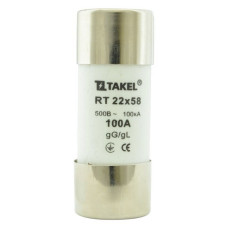 Плавкий запобіжник Takel RT 22х58 100А