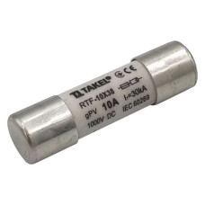 Плавкий запобіжник Takel RTF 10х38 10А 1000V DC
