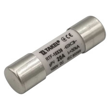 Плавкий запобіжник Takel RTF 10х38 20А 1000V DC