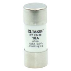 Плавкий запобіжник Takel RT 22х58 10А