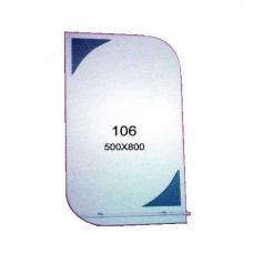 Дзеркало 500x800мм 1 полиця дзеркало 106