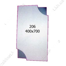 Дзеркало 400x700мм 206